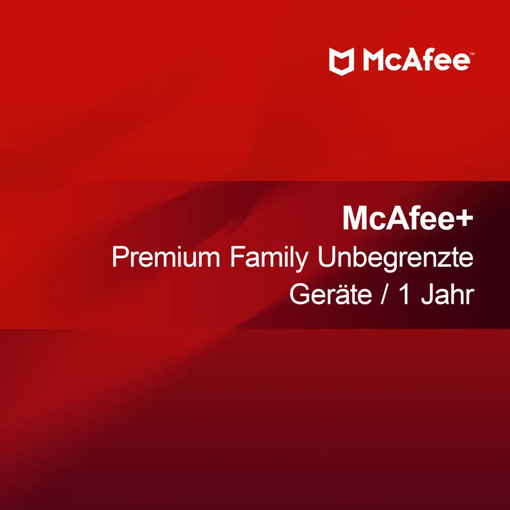 McAfee+ Premium Family - Unbegrenzte Geräte - 1 Jahr